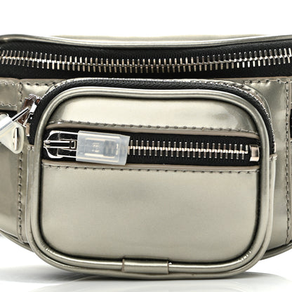 Alexander Wang Metallic Lambskin Mini Attica Belt Bag Silver 6 of 9