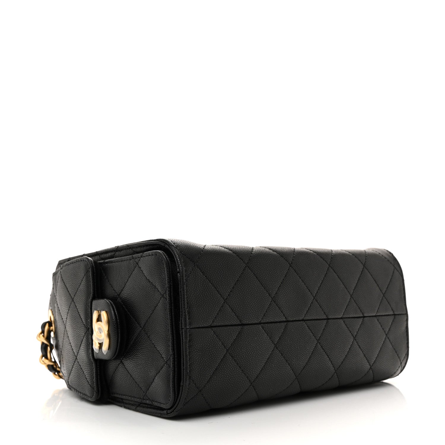 Chanel Caviar Quilted Mini Chanel 25 Handbag Black 4 of 11