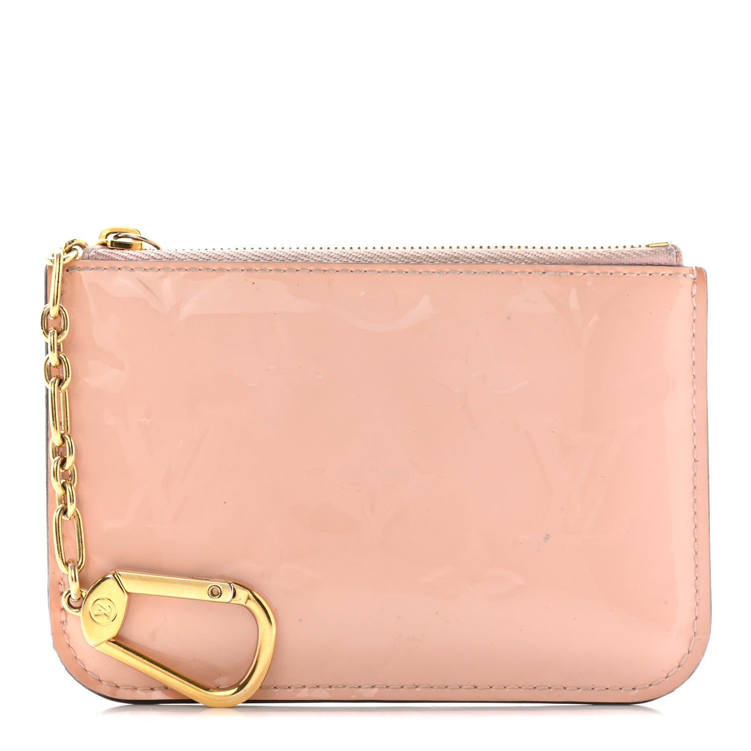 Louis Vuitton Vernis Key Pouch Rose Ballerine 1 of 7
