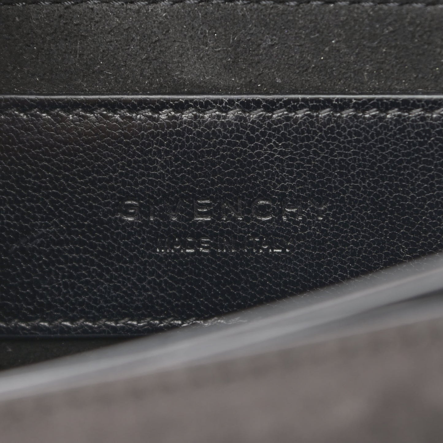 Goatskin Suede Mini GV3 Shoulder Bag Black