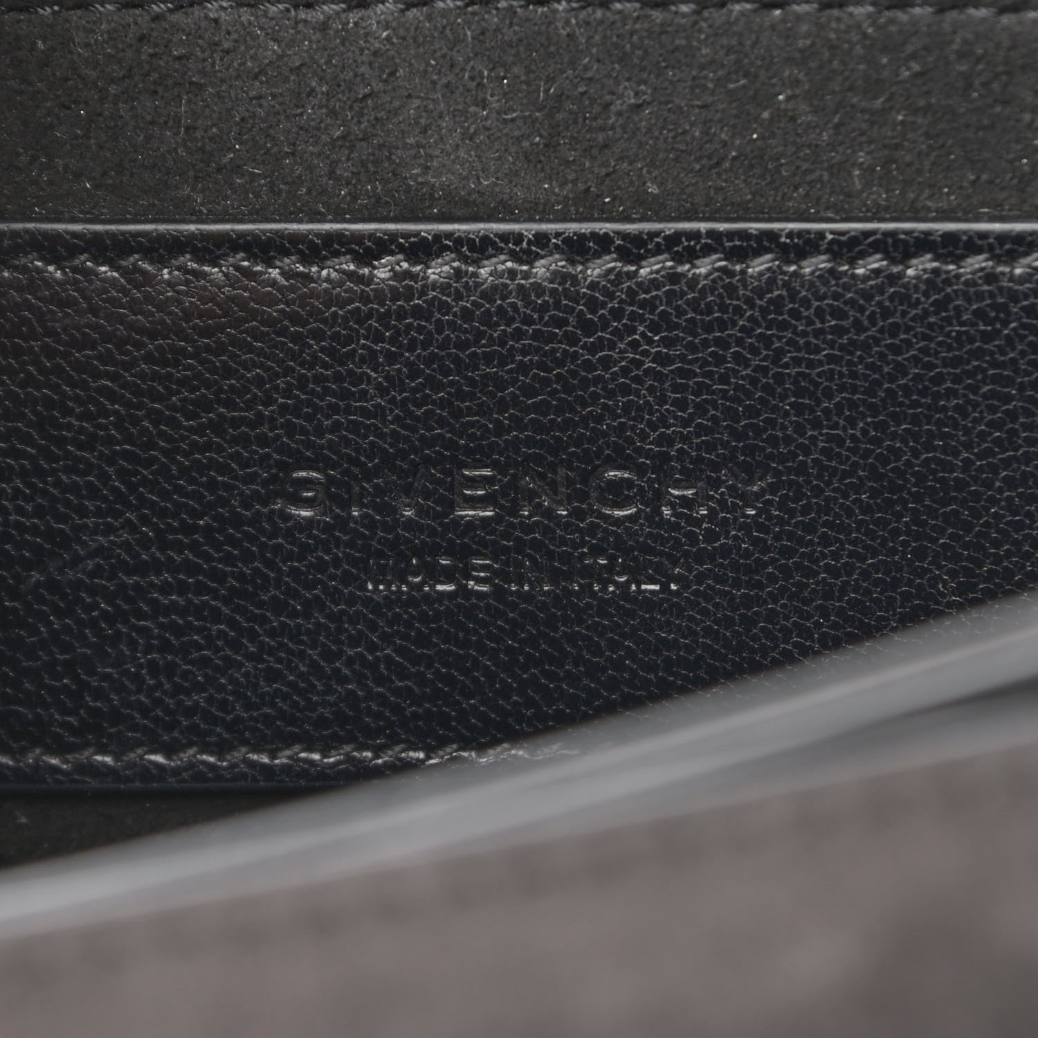 Givenchy Goatskin Suede Mini GV3 Shoulder Bag Black 6 of 10