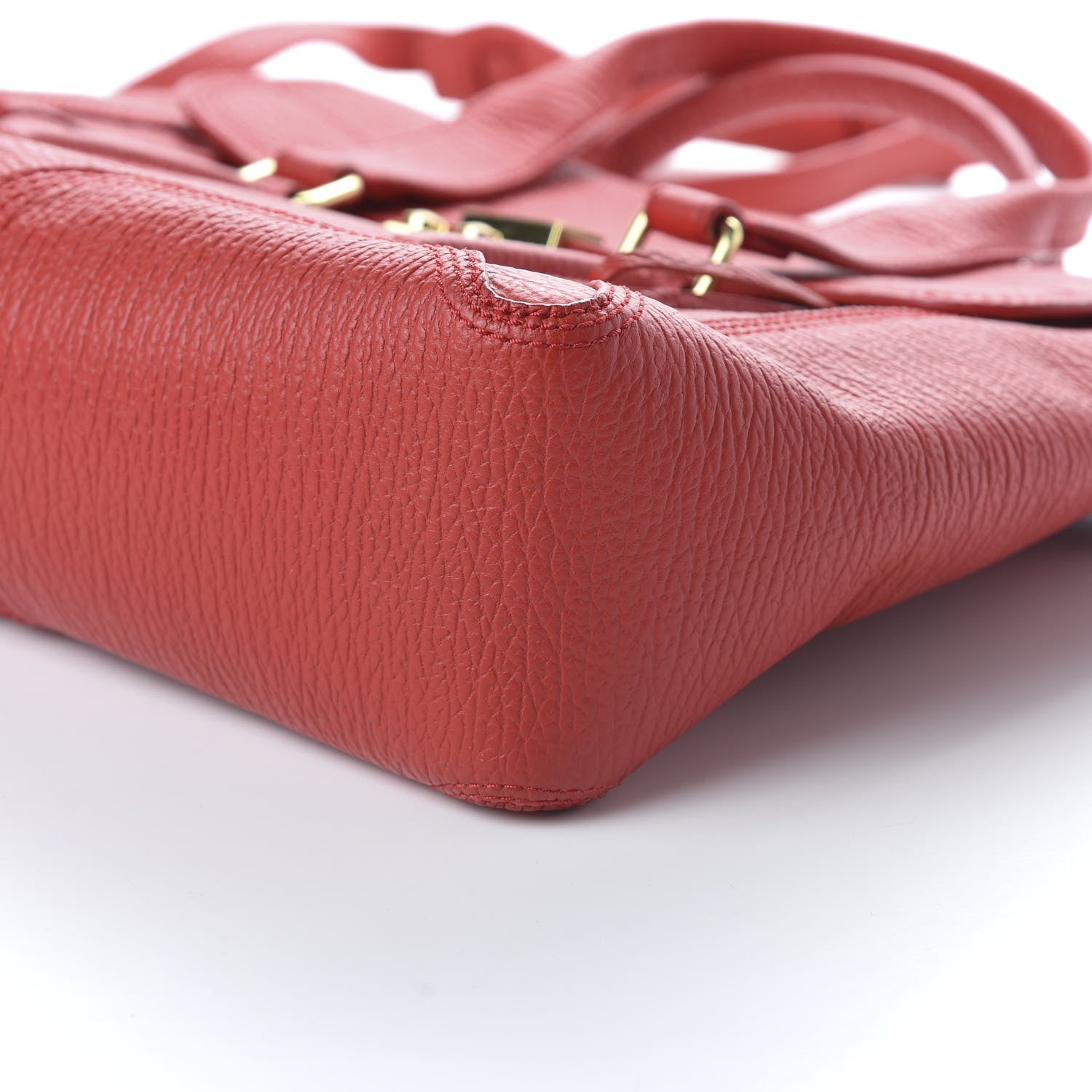 3.1 Phillip Lim 3.1 Textured Calfskin Medium Pashli Satchel Red 8 of 10