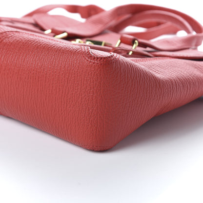 3.1 Phillip Lim 3.1 Textured Calfskin Medium Pashli Satchel Red 8 of 10