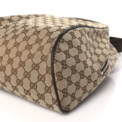 Gucci Monogram Travel Backpack Dark Brown 9 of 10