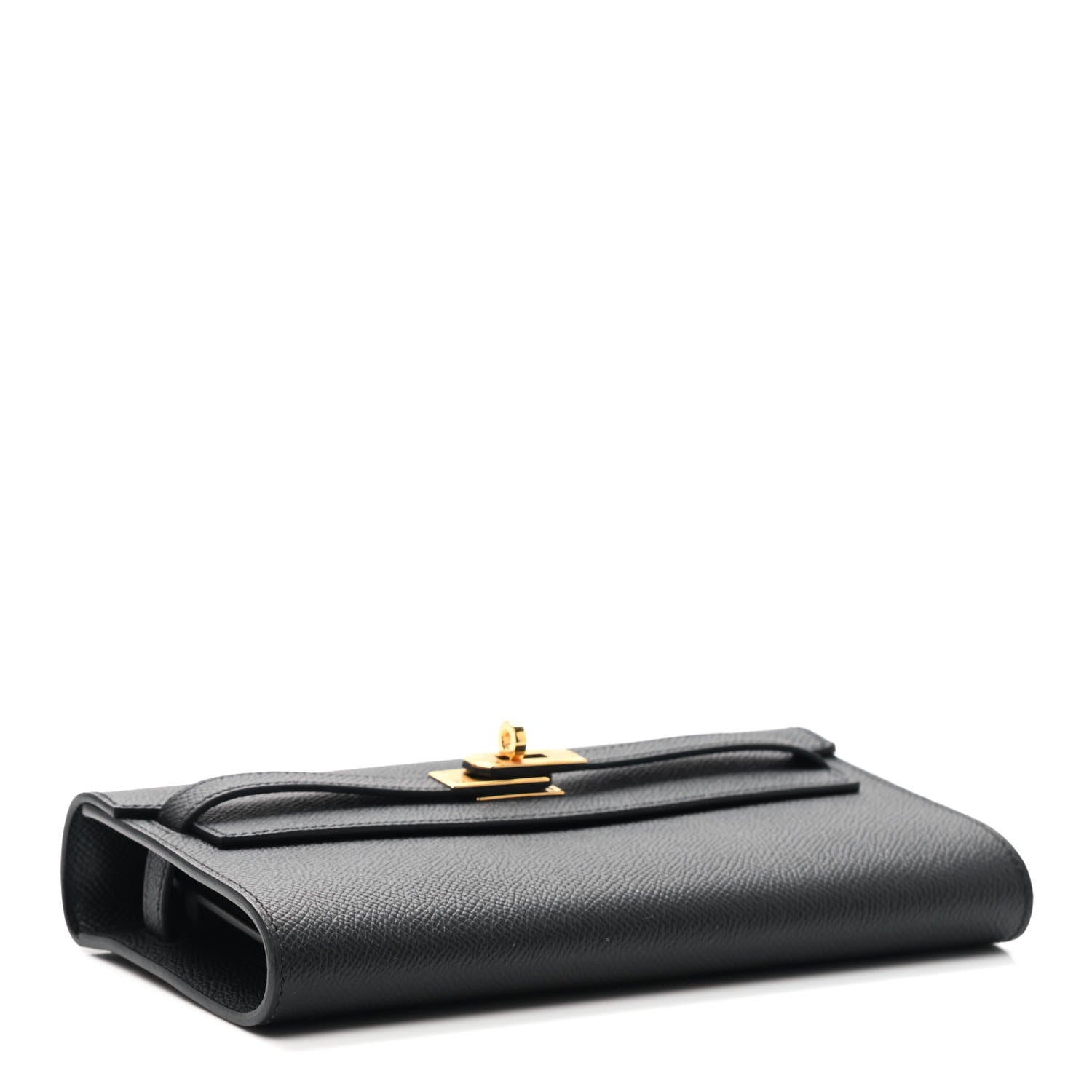 Hermes Epsom Kelly Wallet To Go Black 4 of 6