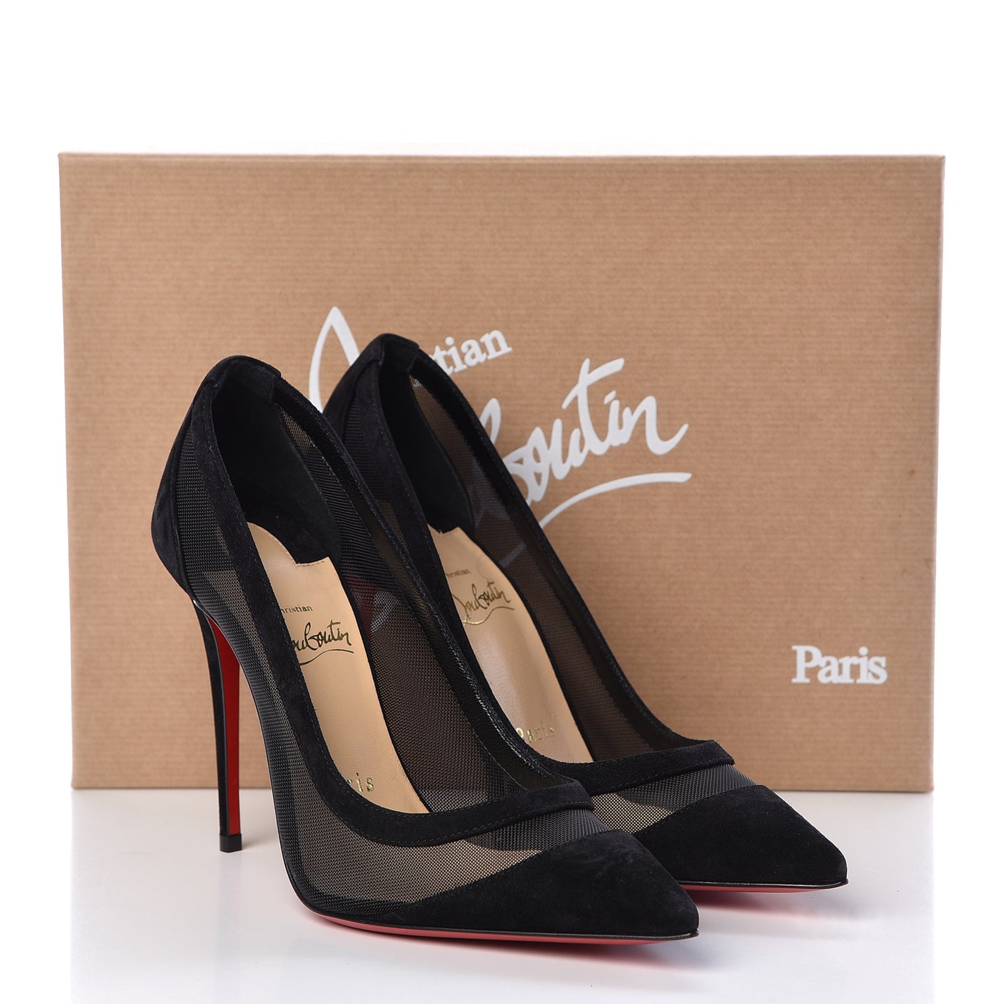 Veau Velours Rete Galativi 100 Pumps 36 Black