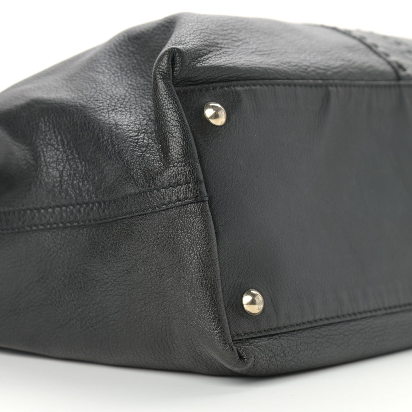 Calfskin Reversible Double Sac Y Tote Gold Black