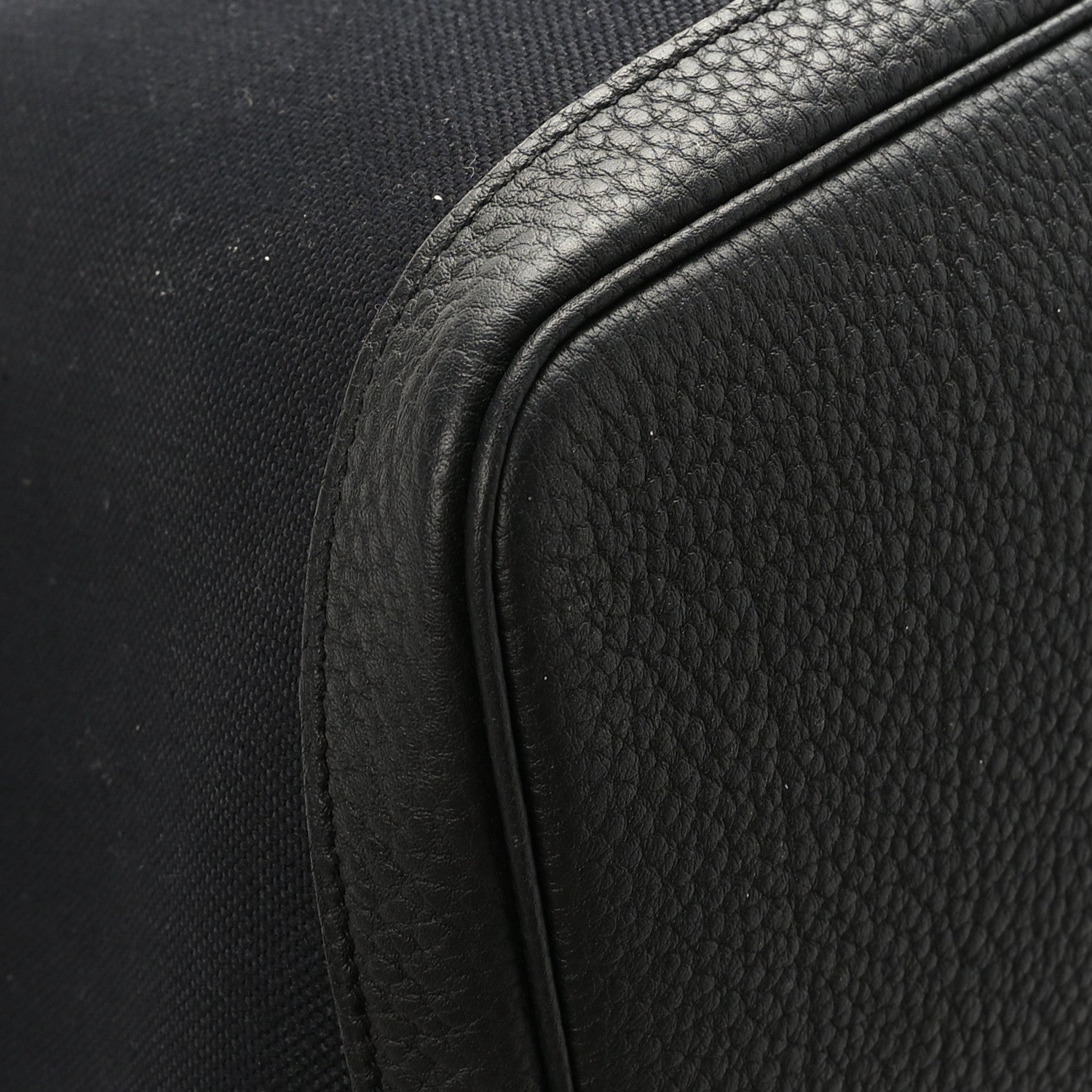 Hermes Toile Militaire Negonda Garden Party Voyage Colorblock 49 GM Black Rouge H 9 of 10
