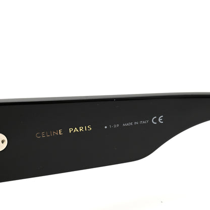 Celine Acetate Flat Top Rectangular Sunglasses CL40106I Black 5 of 6