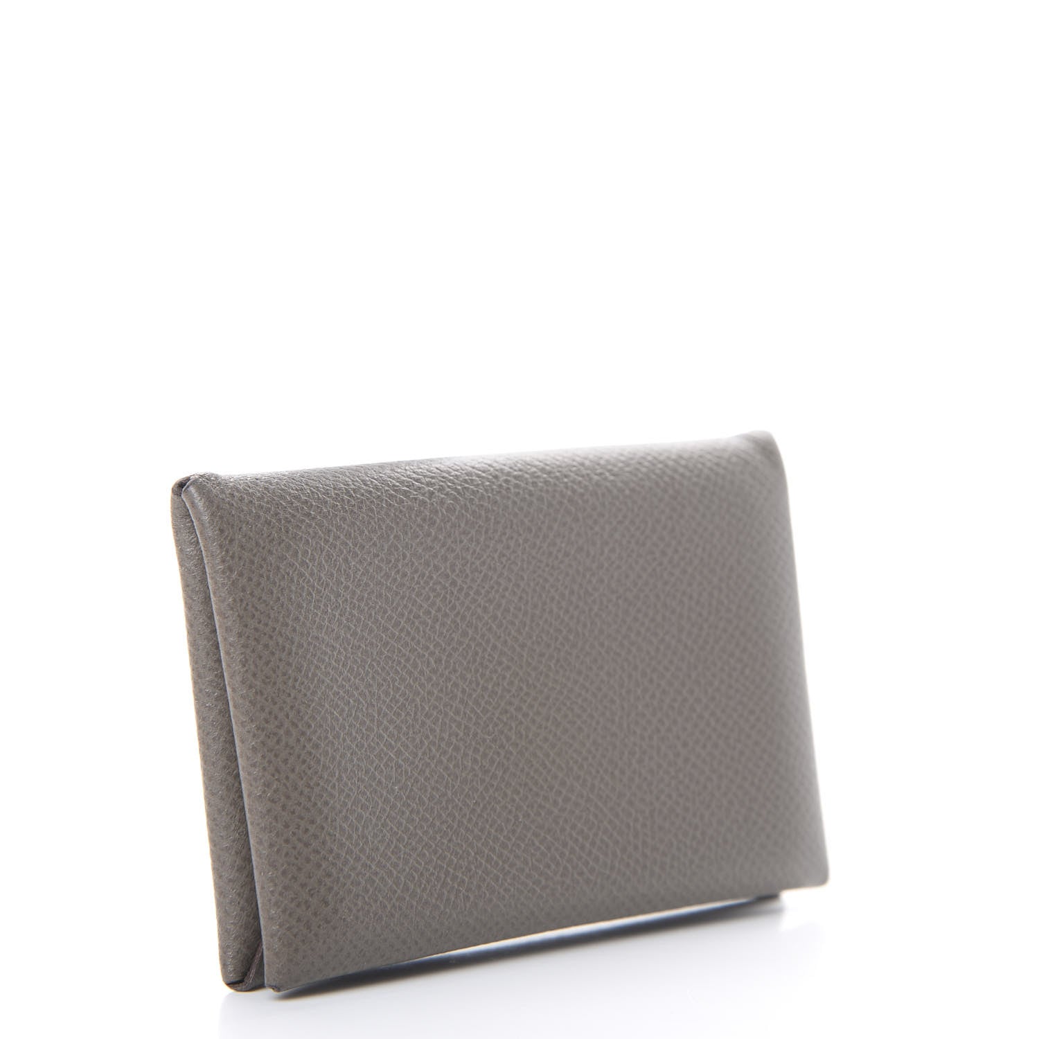 Hermes Epsom Calvi Card Case Etain 2 of 7