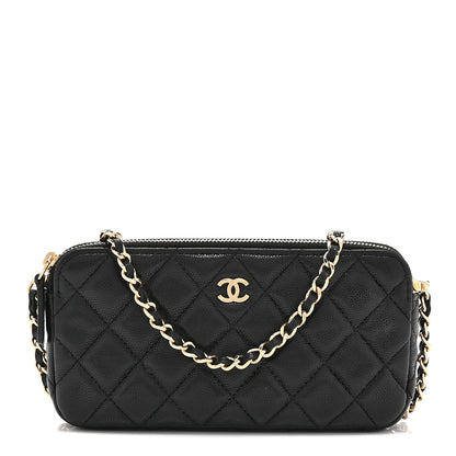 Chanel Caviar Quilted Small Clutch With Chain Black 1 of 13