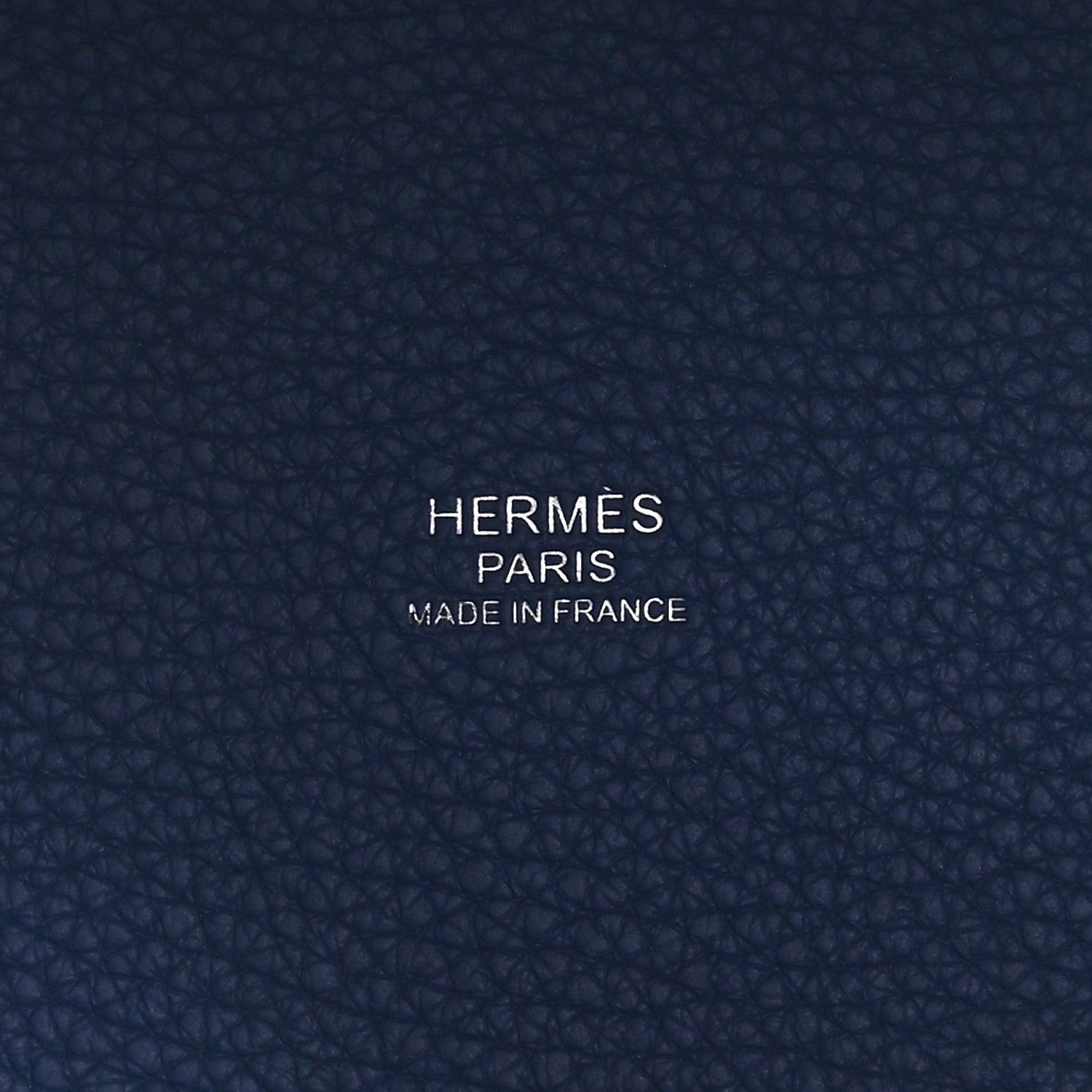 Hermes Taurillon Clemence Casaque Picotin Lock 22 MM Bleu Saphir Bleu Brighton 6 of 10