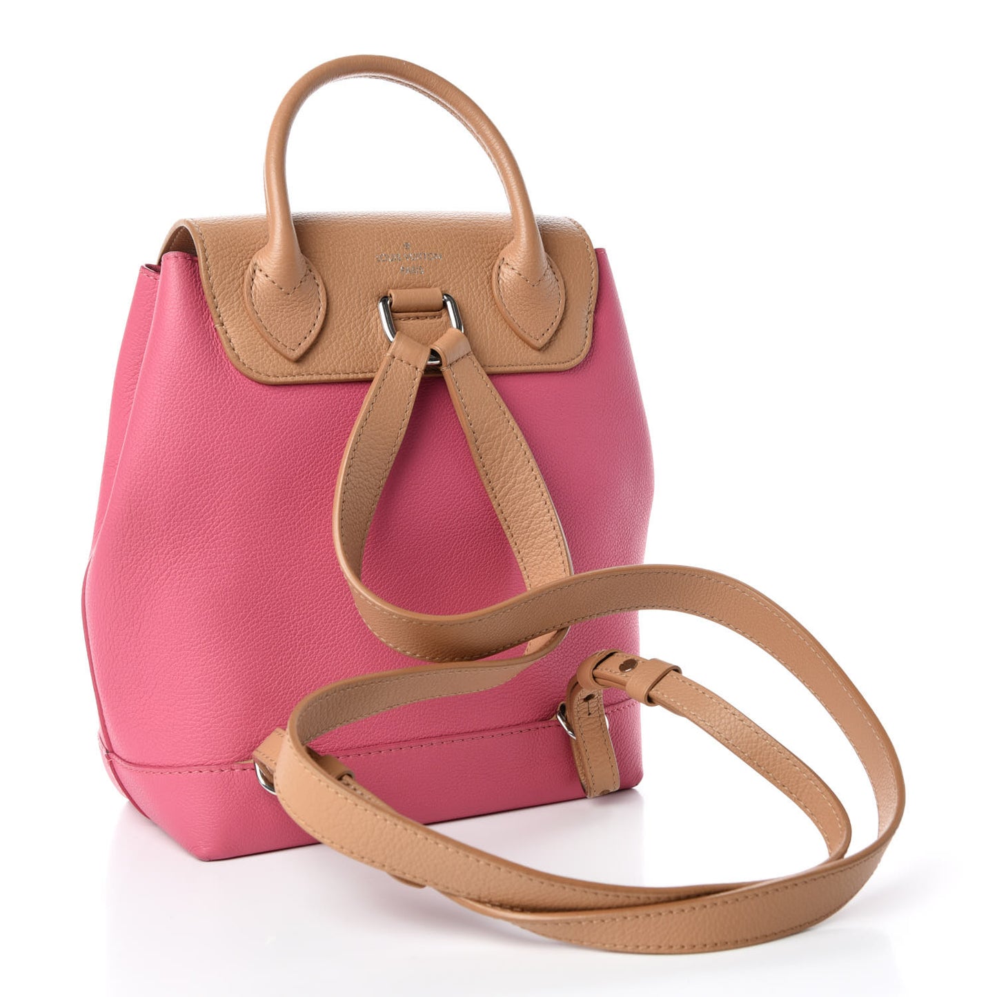 Soft Calfskin Lockme Backpack Pink