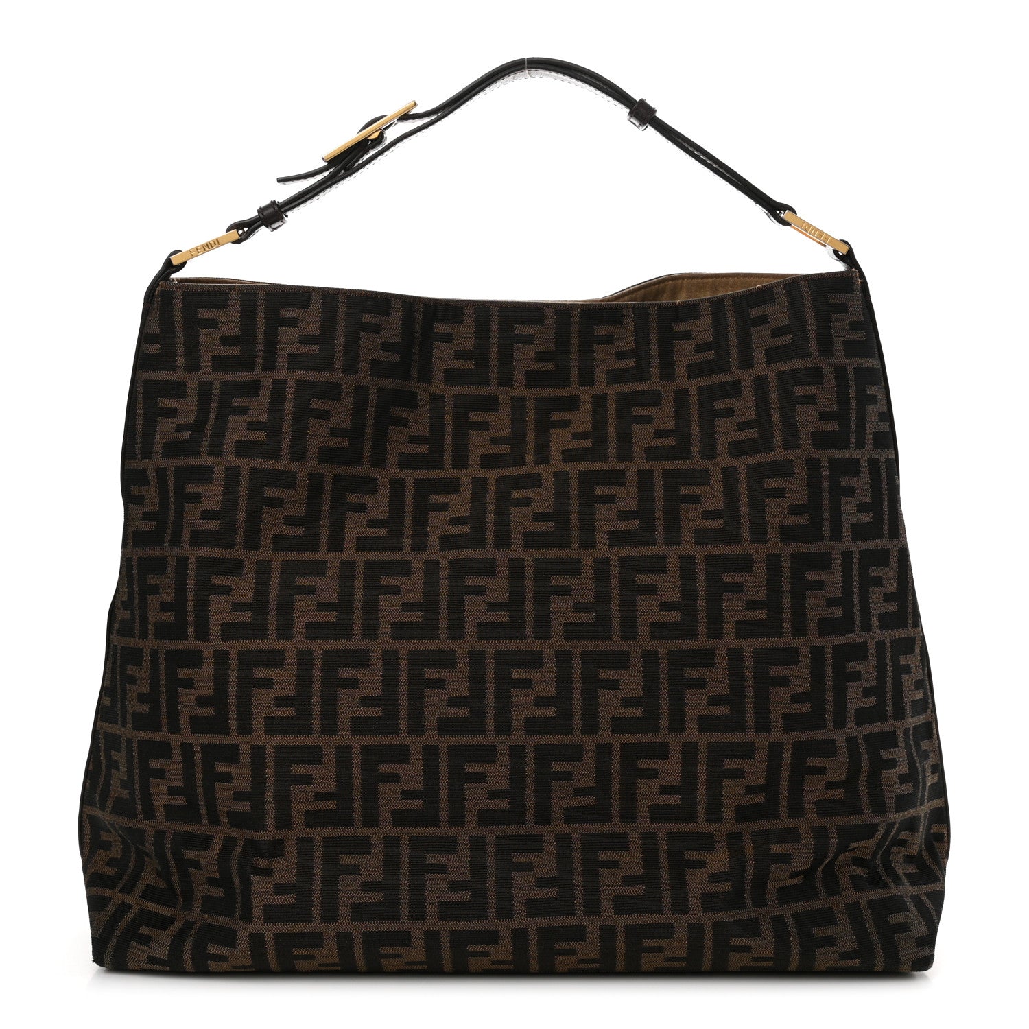 Fendi Zucca Large Hobo Tobacco 1 of 14