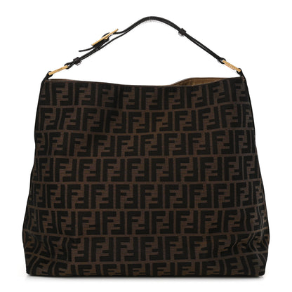 Fendi Zucca Large Hobo Tobacco 1 of 14
