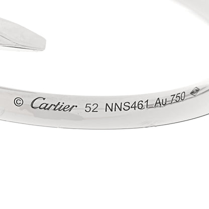 Cartier 18K White Gold Small Juste Un Clou Ring 52 6 5 of 6
