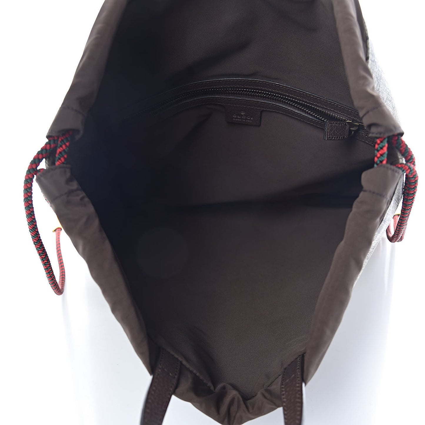 GG Supreme Monogram Neo Vintage Drawstring Backpack Beige New Acero Crop