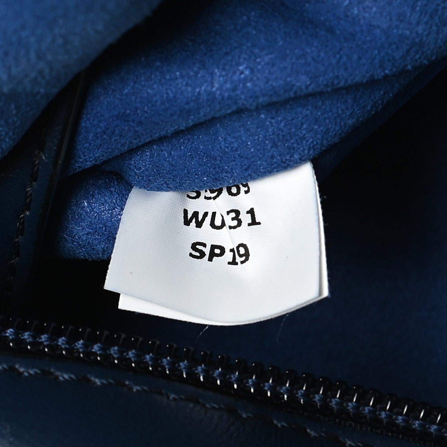 Stella McCartney Eco Alter Nappa Perforated Logo Messenger Bag Navy Blue 6 of 9
