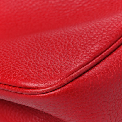 Gucci Pebbled Calfskin Small Soho Disco Bag Tabasco Red 8 of 9
