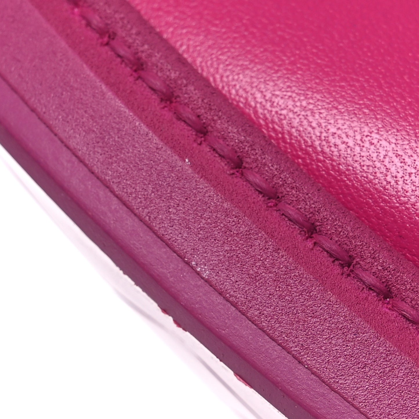 Lambskin Quilted CC Turnlock Loafers 37 Fuchsia