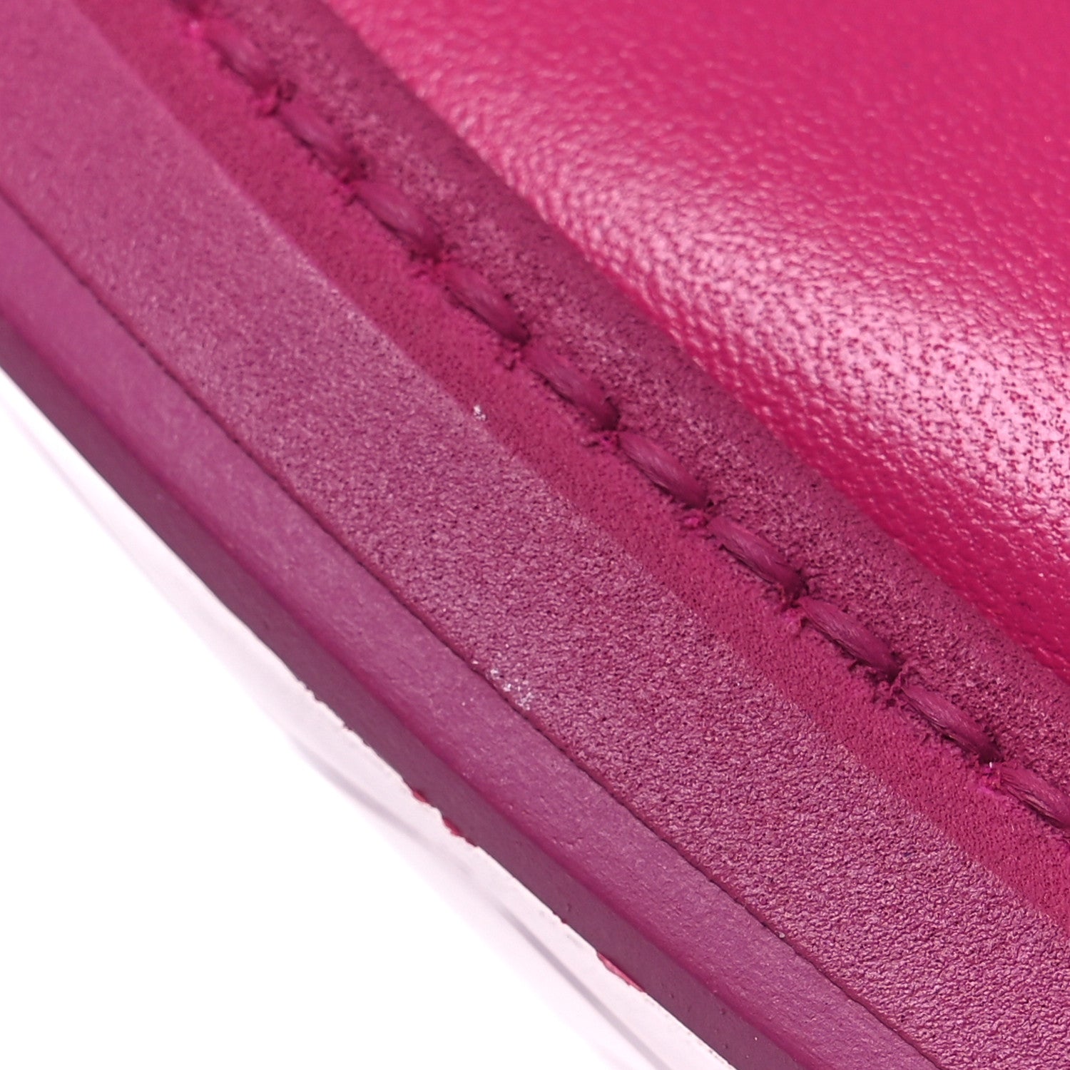 Chanel Lambskin Quilted CC Turnlock Loafers 37 Fuchsia 11 of 12