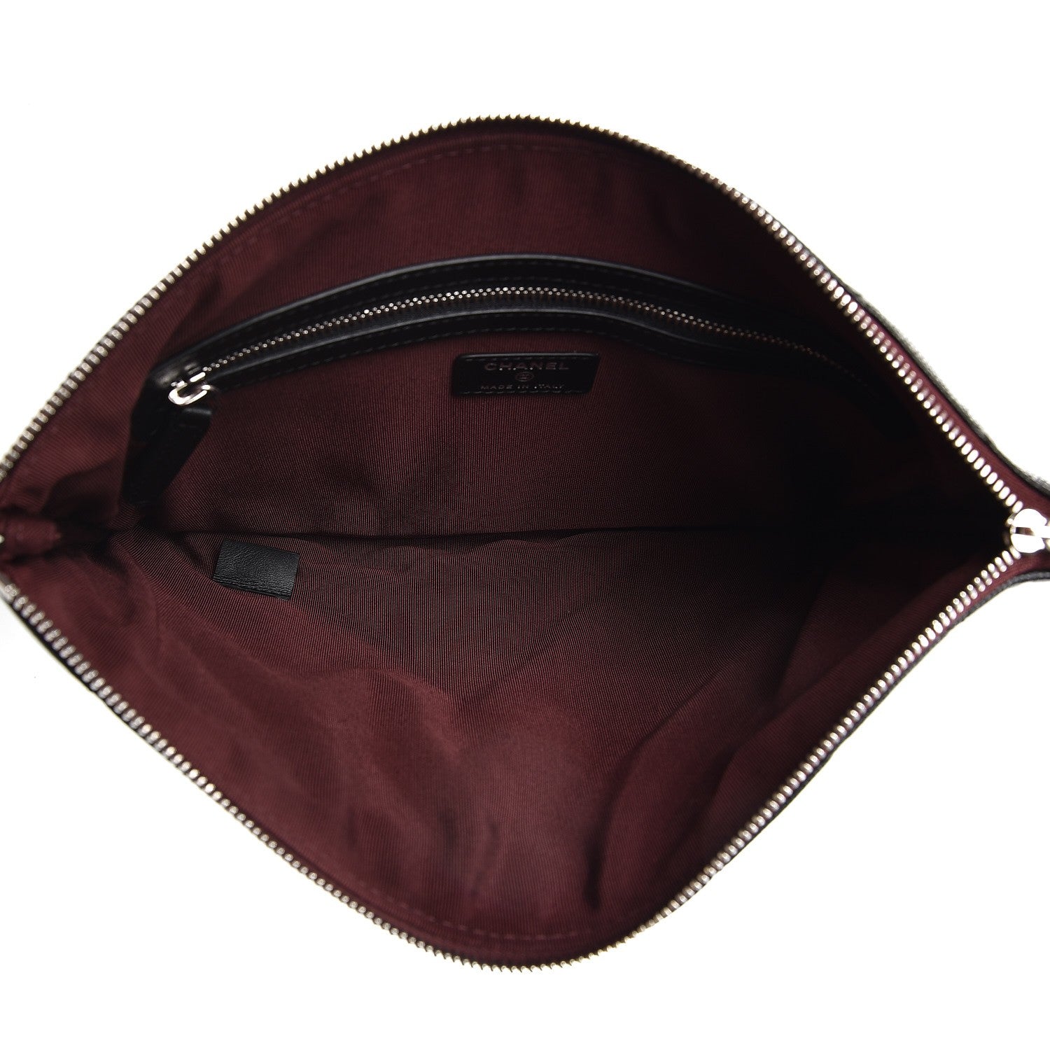 Chanel Caviar Quilted Medium Cosmetic Case Black 5 of 8