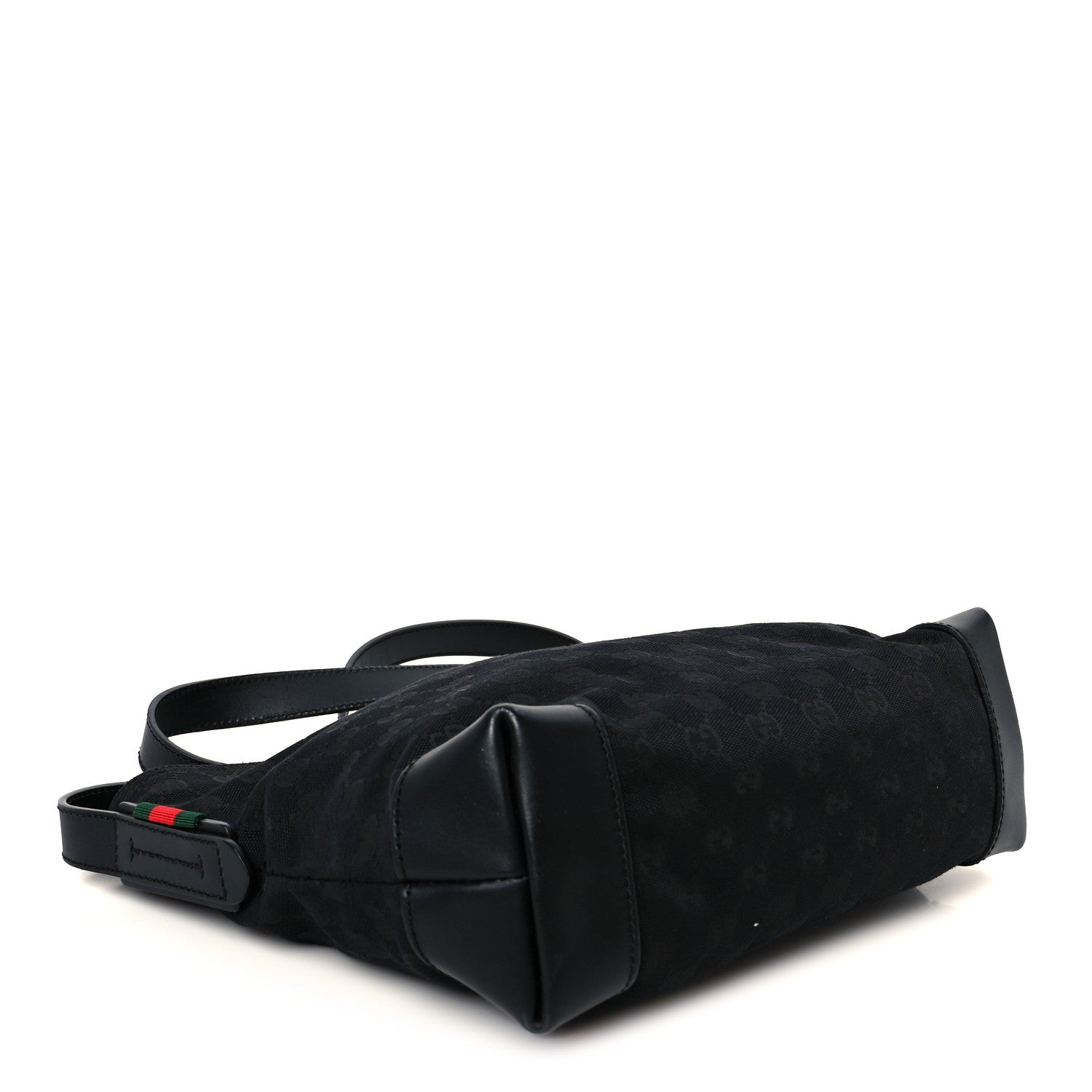 Gucci Monogram Messenger Bag Black 4 of 10