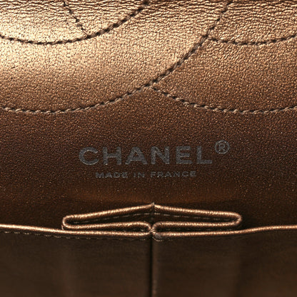 Chanel Metallic Aged Calfskin Quilted 2.55 Reissue 227 Flap Dark Gold 6 of 9