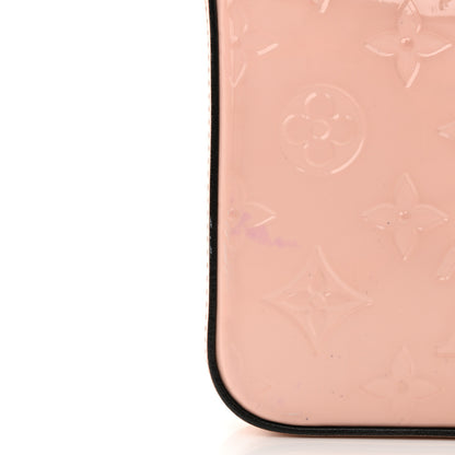 Louis Vuitton Vernis Felicie Chain Wallet Rose Ballerine 16 of 17