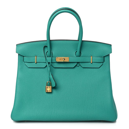 Hermes Togo Birkin 35 Vert Verone 1 of 11
