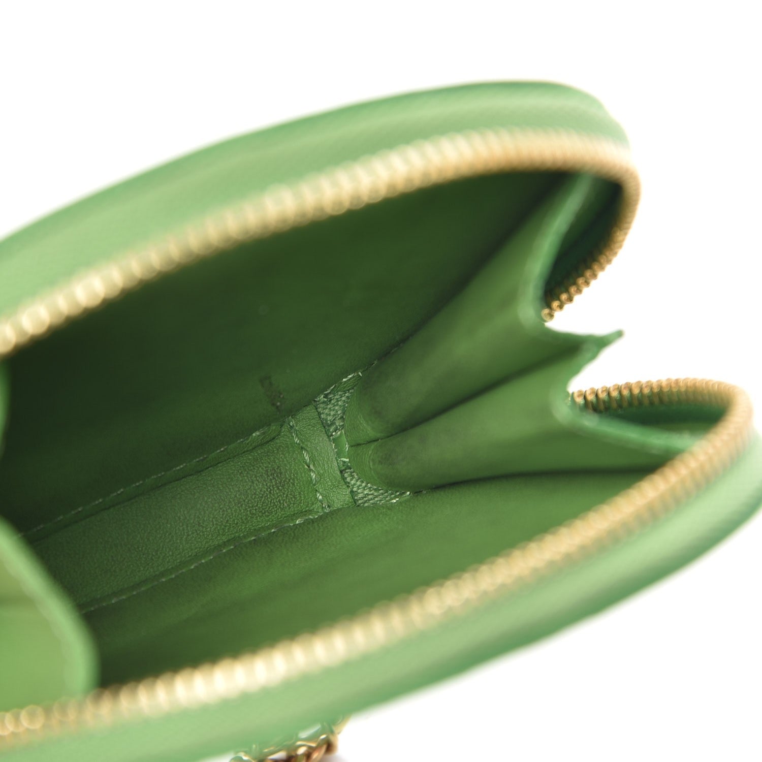Louis Vuitton Vernis Roses Chapeau Coin Purse Vert Tonic 5 of 8