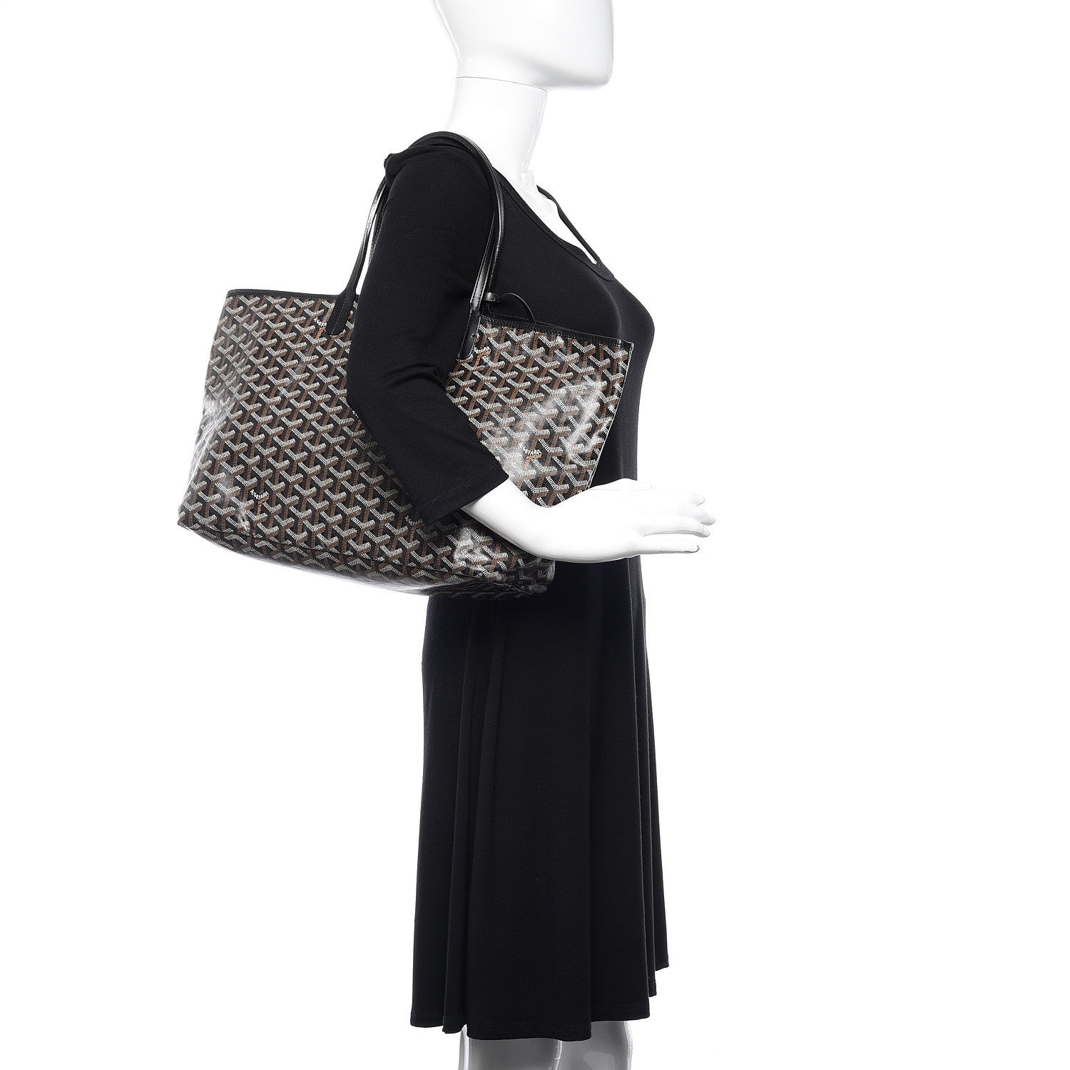 Goyard Goyardine Saint Louis PM Black 2 of 12
