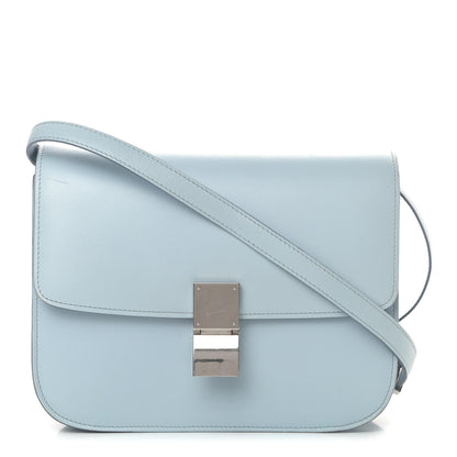 Celine Smooth Calfskin Medium Classic Box Flap Bag Slate 1 of 8