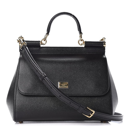 Dolce & Gabbana Dauphine Medium Miss Sicily Satchel Black 1 of 8
