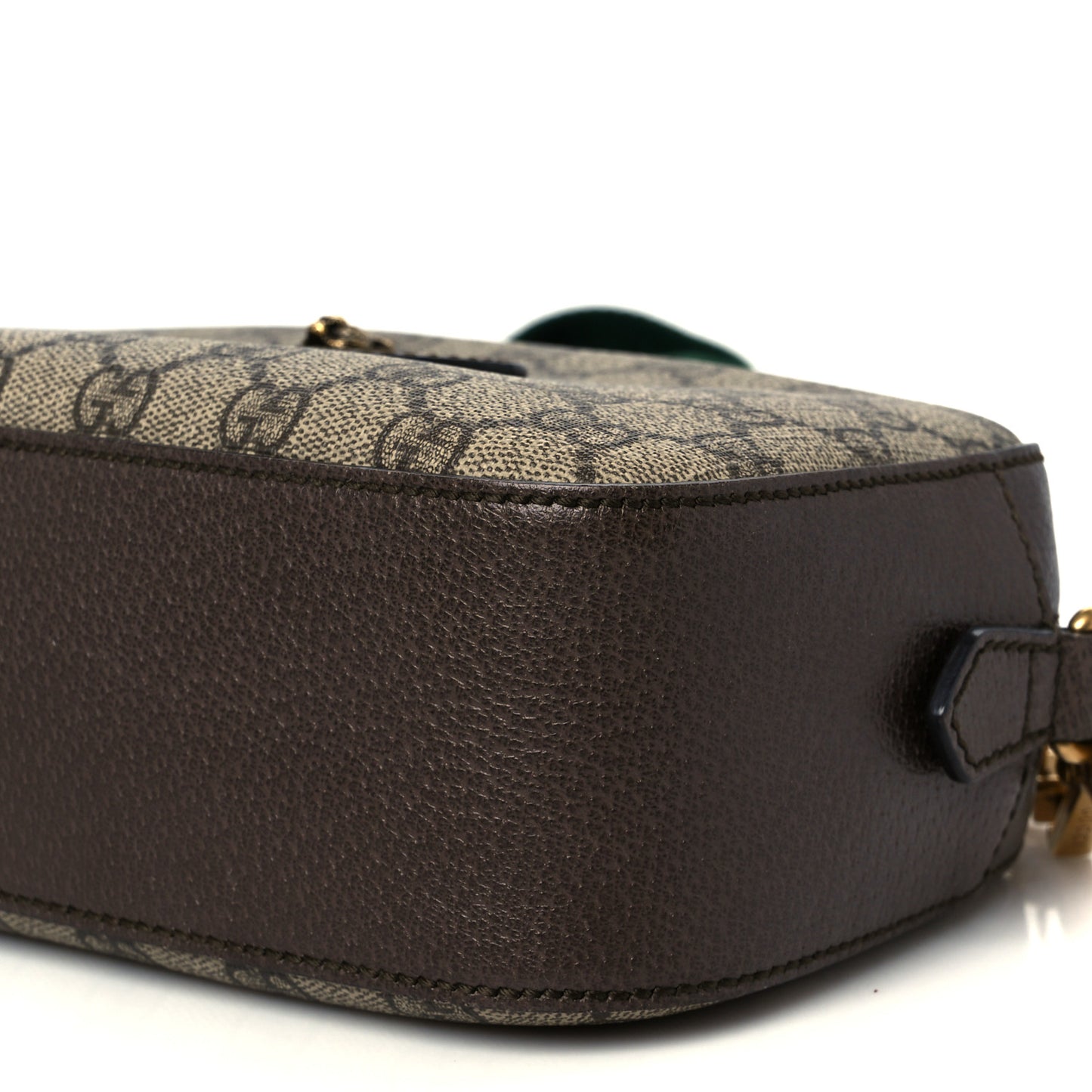 GG Supreme Monogram Web Neo Vintage Shoulder Bag Beige New Acero Crop