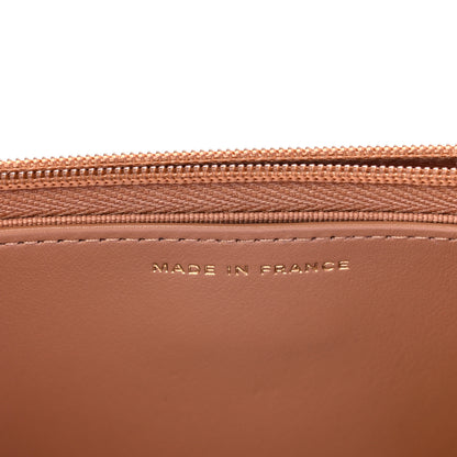 Chanel Caviar Quilted Wallet On Chain WOC Dark Beige 6 of 9