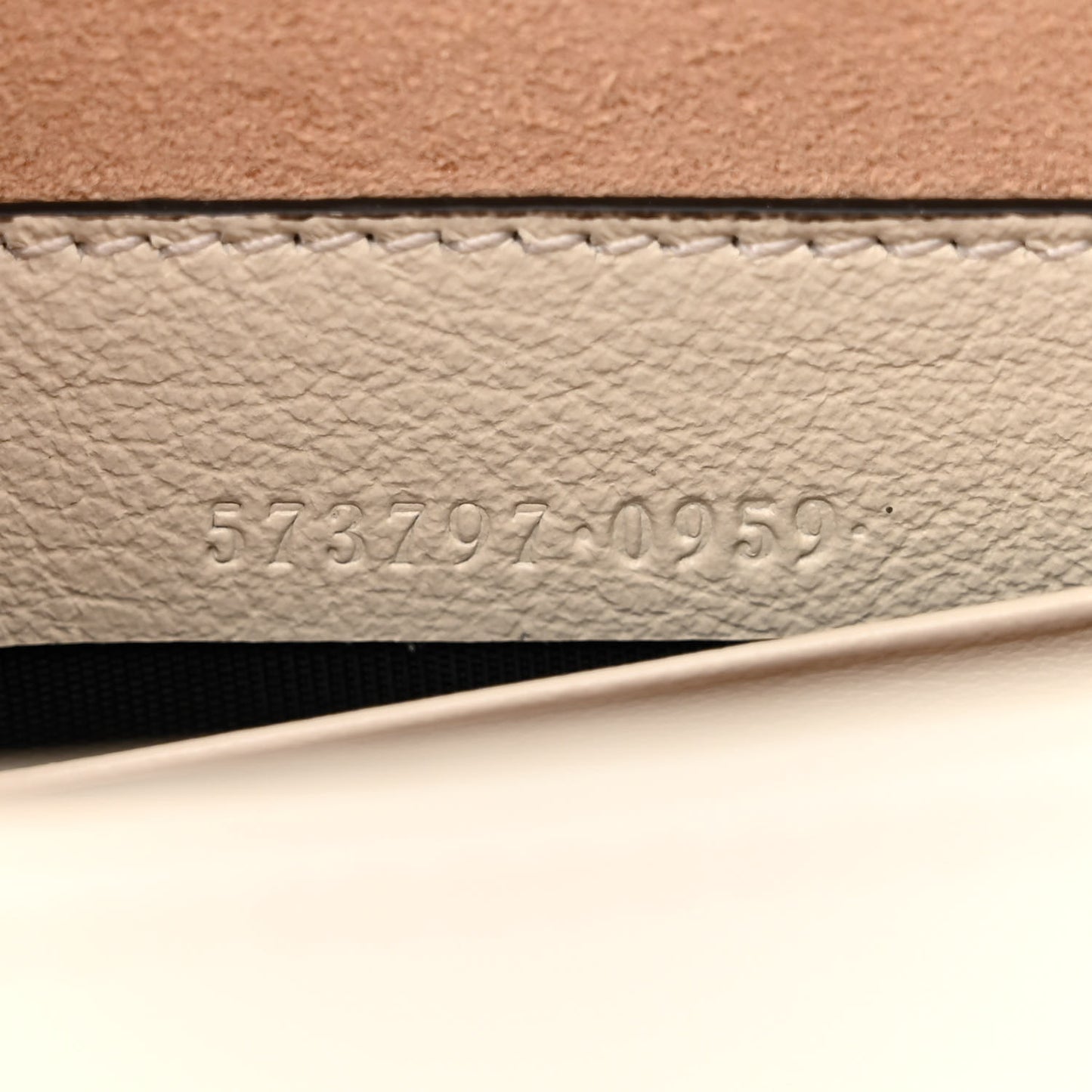 Textured Calfskin Web Mini Rajah Slim Flap Shoulder Bag Mystic White