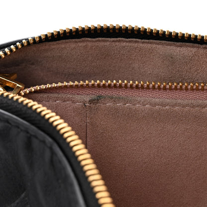 Louis Vuitton Lambskin Embossed Monogram Coussin PM Black 15 of 16