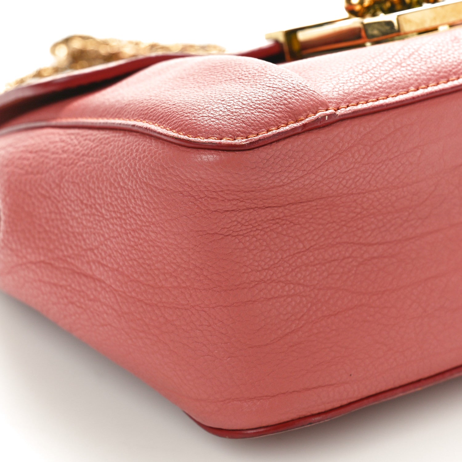 Chloe Goatskin Small Elsie Shoulder Bag Pink 8 of 12