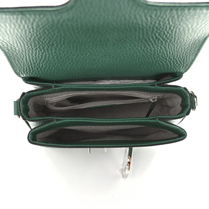 Gucci Dollar Calfskin Interlocking G Crossbody Bag Emerald 5 of 12