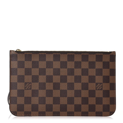 Louis Vuitton Damier Ebene Neverfull MM GM Pochette 1 of 9