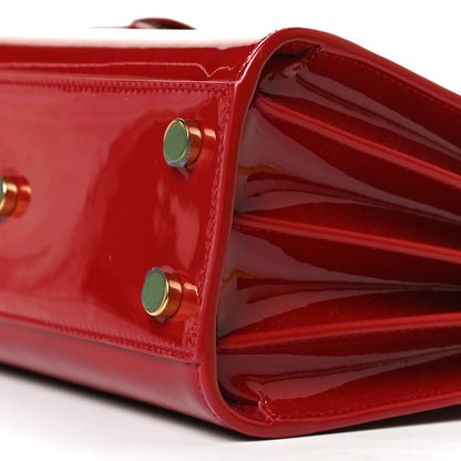 Saint Laurent Patent Nano Sac de Jour Red 10 of 12