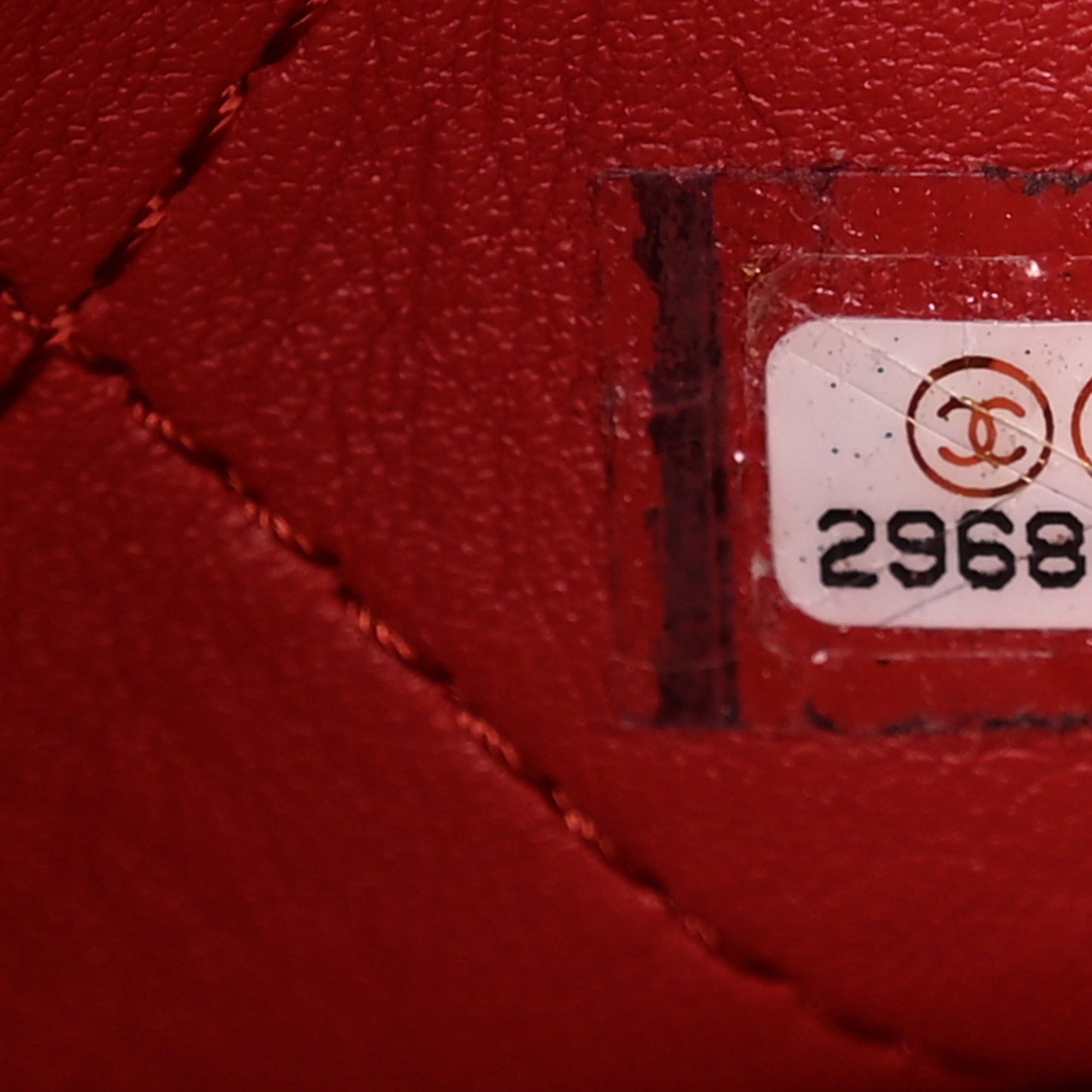 Calfskin Stitch Medium Ring My Bag Shopping Tote Red