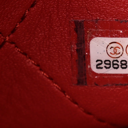 Chanel Calfskin Stitch Medium Ring My Bag Shopping Tote Red 7 of 13