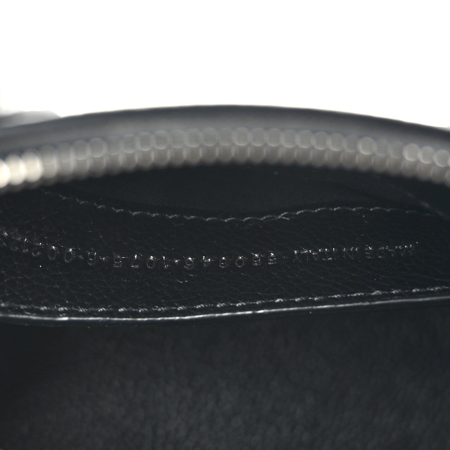 Balenciaga Grained Calfskin City Logo XXS Ville Top Handle Bag Black White 7 of 9