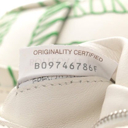 Bottega Veneta Lambskin Maxi Intreccio Overlock Stitched Cassette Crossbody Bag White Parakeet 7 of 11
