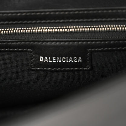 Balenciaga Smooth Calfskin Large Lindsay Shoulder Bag Black 6 of 11
