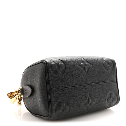Louis Vuitton Empreinte Monogram Giant Speedy Bandouliere 20 Black 4 of 9