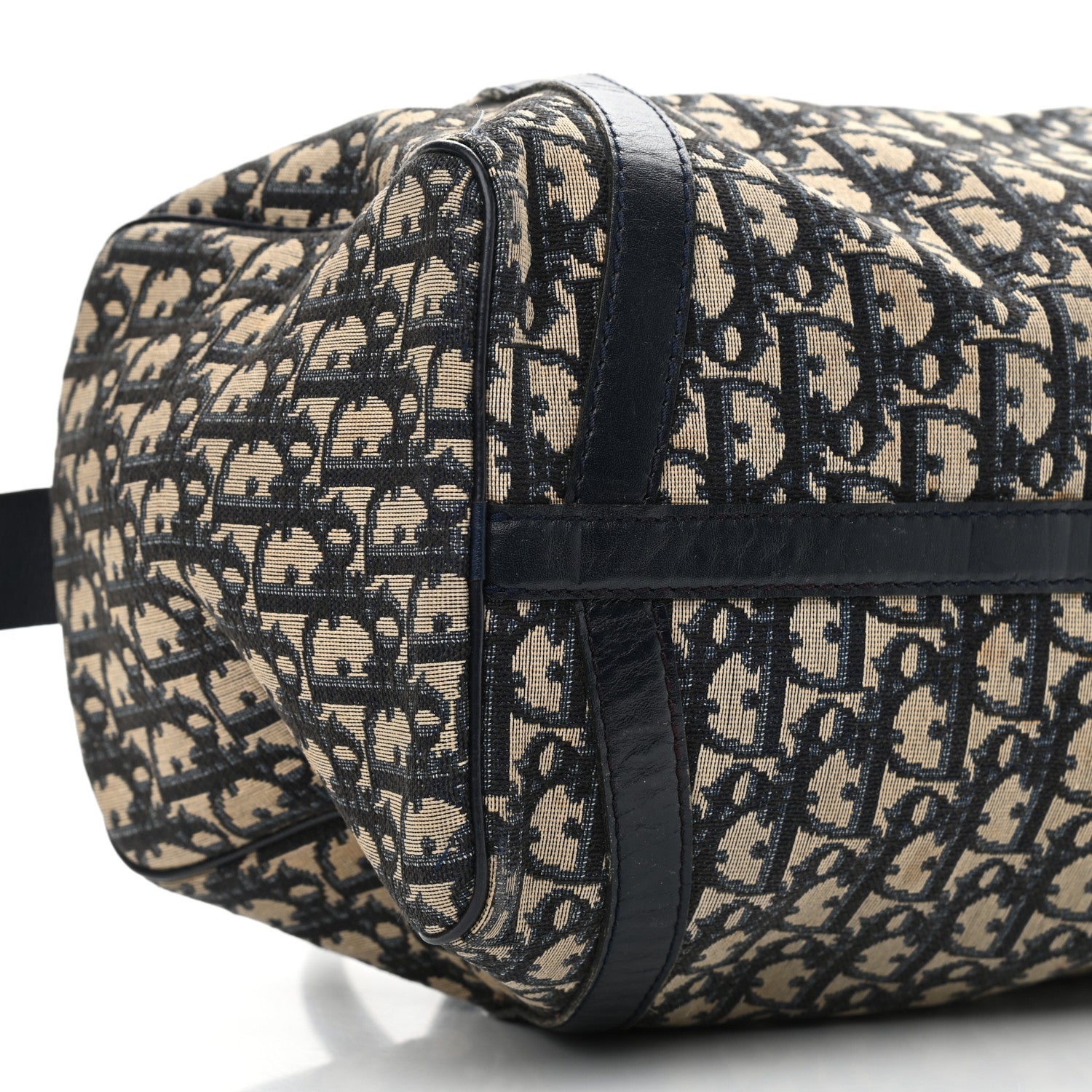 Christian Dior Monogram Boston Navy Blue 7 of 16