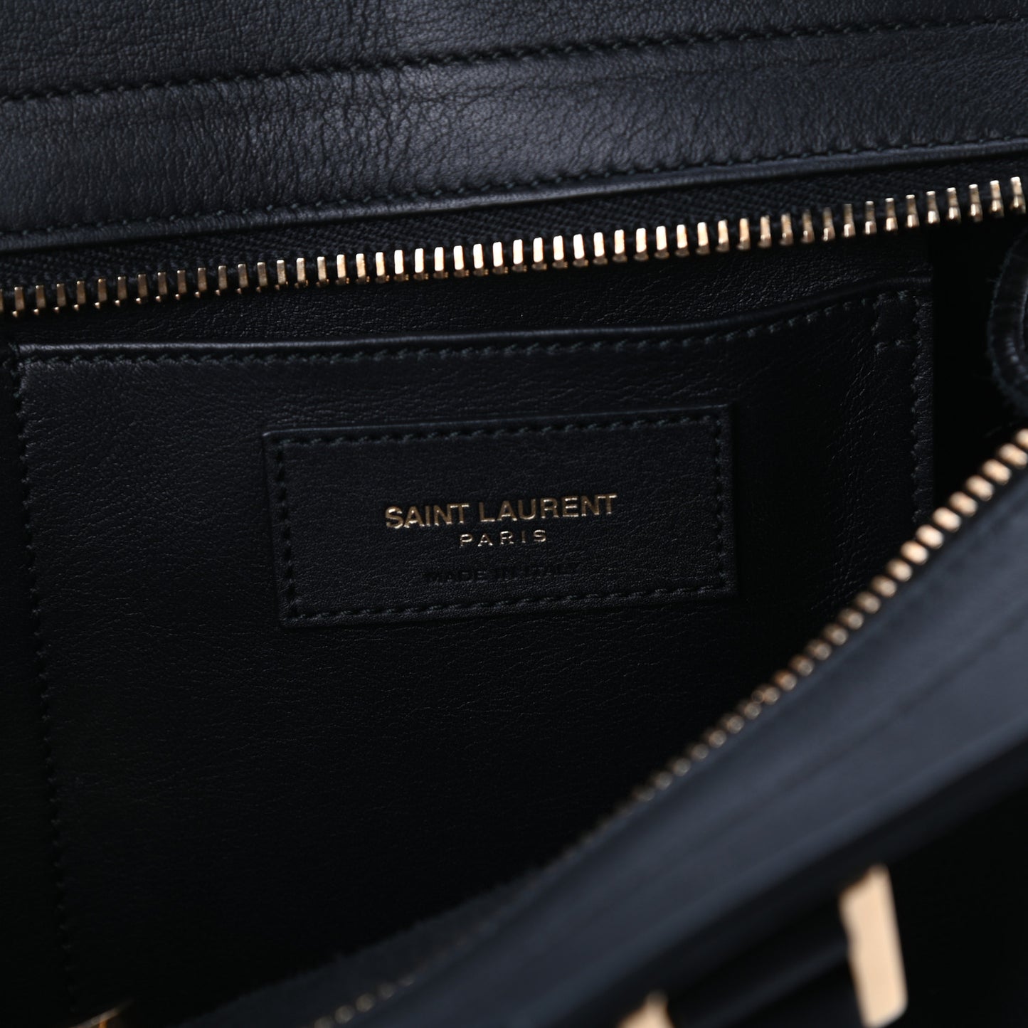 Calfskin Small Classic Y Cabas Black